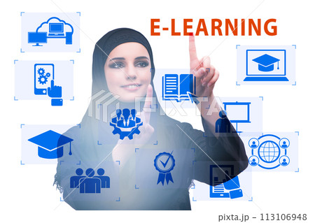 E-learning concept as modern way of education 113106948