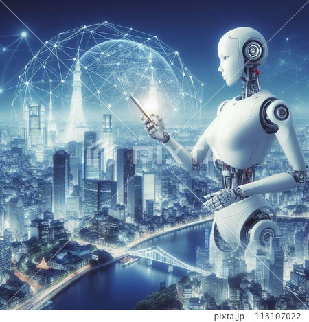 未来都市に宇宙船と都市をつなぐ 113107022