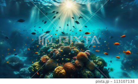 海中の世界 113107138
