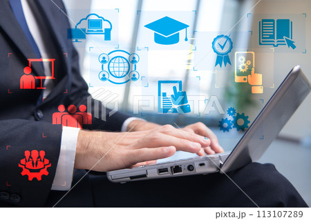 E-learning concept as modern way of education E-learning concept as modern way of education 113107289