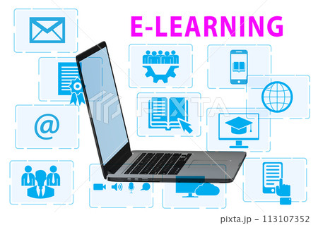 E-learning concept as modern way of education 113107352