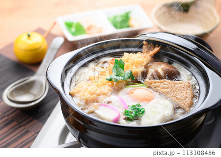 鍋焼きうどん 113108486