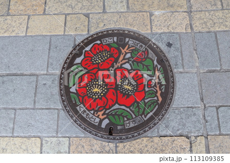 熊本市のオリジナルマンホール蓋 熊本市のオリジナルマンホール蓋 113109385