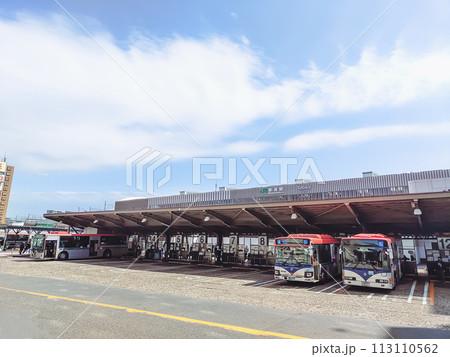 最終運用日の万代口バスターミナル 113110562