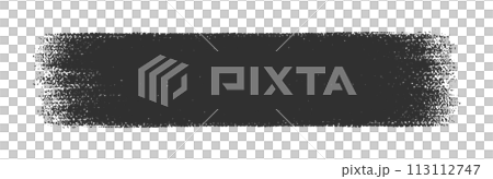 Rough hand-drawn black lines - simple design material with straight lines drawn with a brush 113112747