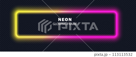 Gradient blurred frame with copy space. Fluid vivid gradients banners, posters. Pink yellow Color neon template Gradient blurred frame with copy space. Fluid vivid gradients banners, posters. Pink yellow Color neon template 113113532