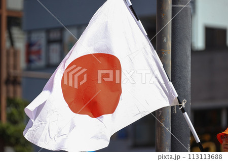 日本国、国旗 日本国、国旗 113113688
