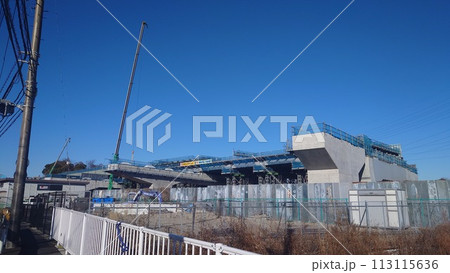 横浜環状南線_工事中の風景2024年1月_16 113115636