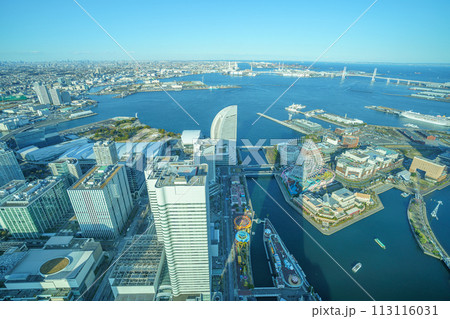 横浜ランドマークタワーからの風景 横浜ランドマークタワーからの風景 113116031