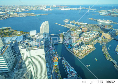 横浜ランドマークタワーからの風景 横浜ランドマークタワーからの風景 113116032