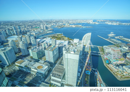 横浜ランドマークタワーからの風景 横浜ランドマークタワーからの風景 113116041