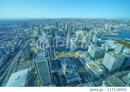 横浜ランドマークタワーからの風景 横浜ランドマークタワーからの風景 113116042