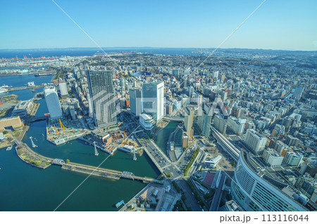 横浜ランドマークタワーからの風景 横浜ランドマークタワーからの風景 113116044