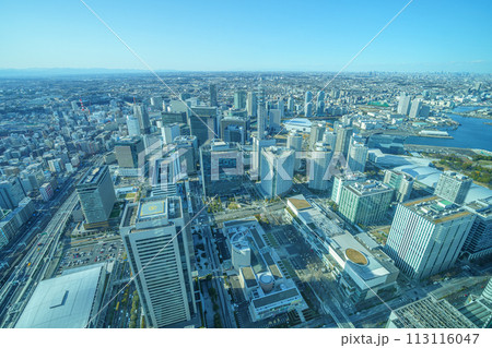 横浜ランドマークタワーからの風景 113116047