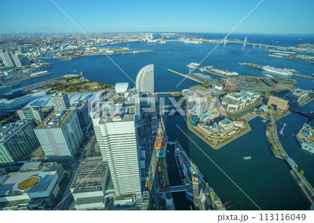 横浜ランドマークタワーからの風景 横浜ランドマークタワーからの風景 113116049