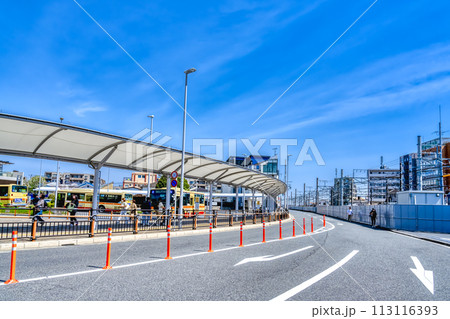 神奈川県横浜市の都市風景 長津田駅 神奈川県横浜市の都市風景 長津田駅 113116393
