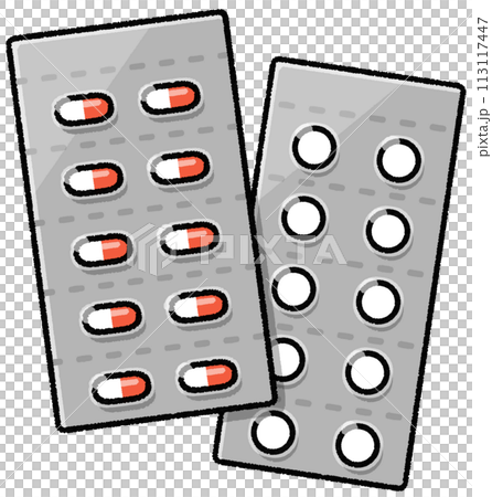 カプセルと錠剤 113117447