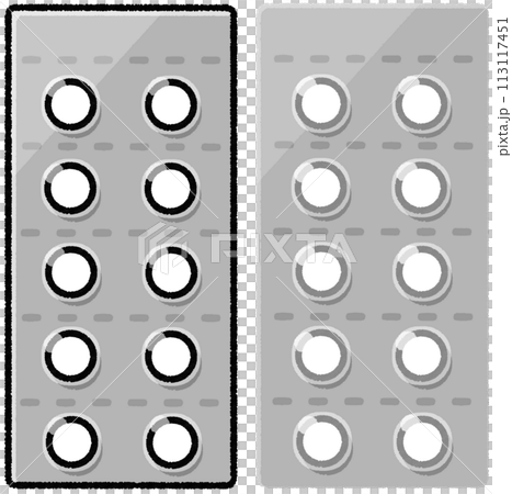 錠剤の包装シート 113117451