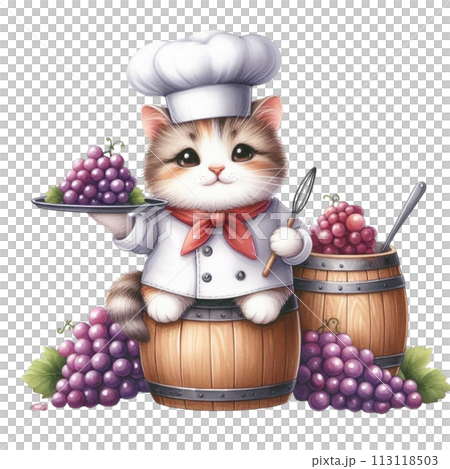 cat holding grapes clipart watercolor cat holding grapes clipart watercolor 113118503