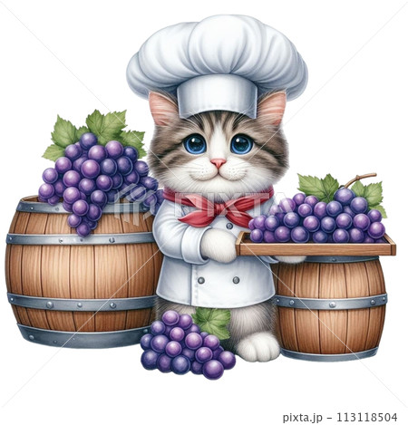cat holding grapes clipart watercolor cat holding grapes clipart watercolor 113118504
