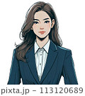 スーツを着た女性 113120689