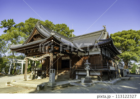 豊浜八幡神社　拝殿　香川県観音寺市 113122327