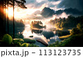 霧の美しさ 113123735
