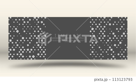 A scattering of squares. Template for the cover, book, poster, banner. The idea of interior design, prints and decorations A scattering of squares. Template for the cover, book, poster, banner. The idea of interior design, prints and decorations 113123793