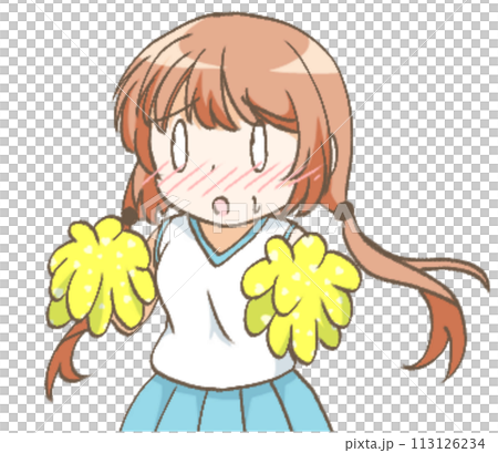 可愛的女孩插圖 113126234