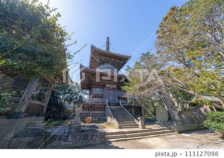 【第1番札所】霊山寺　多宝塔【四国八十八箇所】 113127098