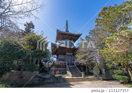 【第1番札所】霊山寺　多宝塔【四国八十八箇所】 113127357
