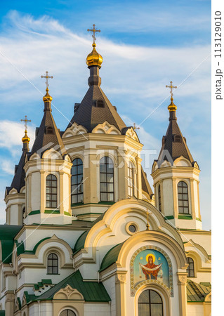 Svyato-Pokrovs Orthodox Christian church in Zaporizhia, Ukraine 113129010