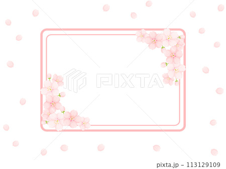 桜の花の背景 113129109