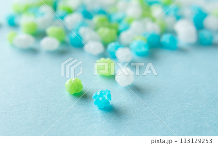 寒色系の金平糖　和菓子 113129253