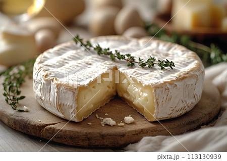 カマンベールチーズ1　AI生成画像 113130939