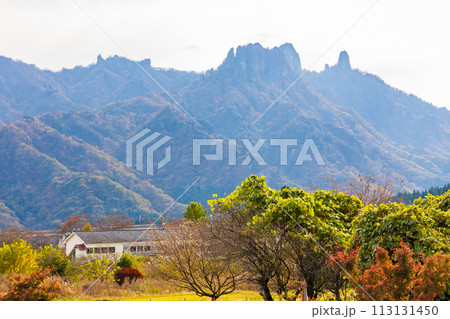 群馬県安中市の秋 紅葉のアプトの道 妙義山 群馬県安中市の秋 紅葉のアプトの道 妙義山 113131450