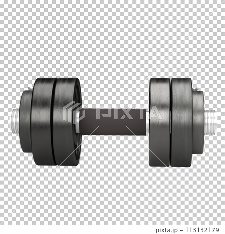 The dumbbell png image for bodybuilding or gym concept 3d rendering. The dumbbell png image for bodybuilding or gym concept 3d rendering. 113132179