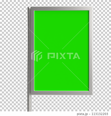 The Blank board for advertising or promotion concept 3d rendering. 113132203