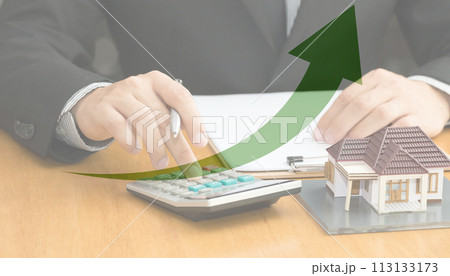 住宅ローンの金利上昇のイメージ 113133173