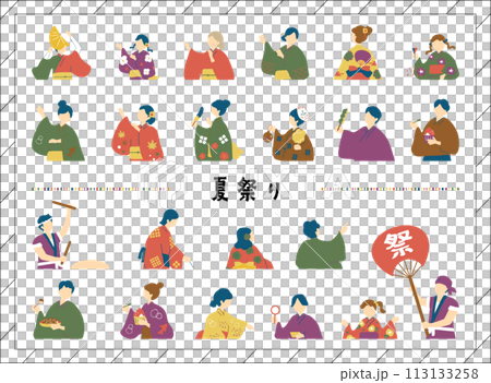 享受夏日祭的人 113133258