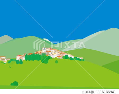 カステッルッチョ・ディ・ノルチャ　castelluccio di norcia　ウンブリア　イタリア 113133481