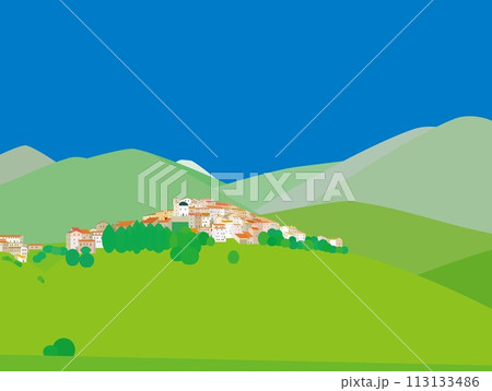 カステッルッチョ・ディ・ノルチャ　castelluccio di norcia　ウンブリア　イタリア 113133486