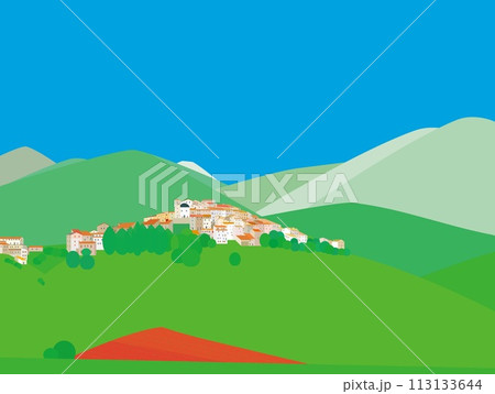 カステッルッチョ・ディ・ノルチャ　castelluccio di norcia　ウンブリア　イタリア 113133644