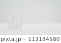 白い世界の化粧品ボトル 113134580