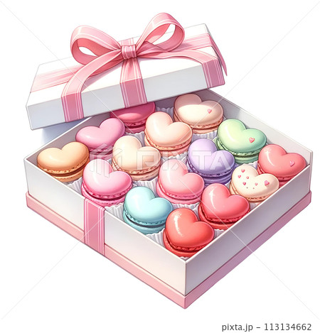 Macaroons in gift box Macaroons in gift box 113134662