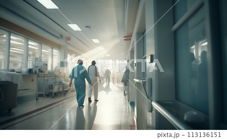 Hospital - abstract background Hospital - abstract background 113136151