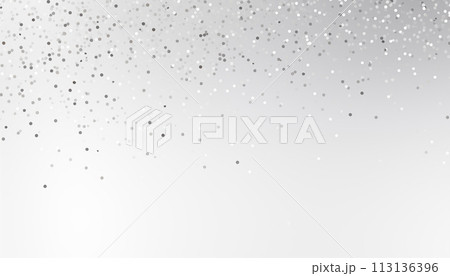 White background with small silver dots White background with small silver dots 113136396
