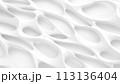 White background mesh pattern 113136404