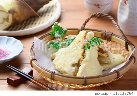 竹の子の天婦羅 竹の子の天婦羅 113138764