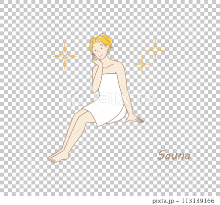 A cute sauna-loving woman who refreshes her body and mind in the sauna and shines brightly.Toto Sauna Girl A cute sauna-loving woman who refreshes her body and mind in the sauna and shines brightly.Toto Sauna Girl 113139166